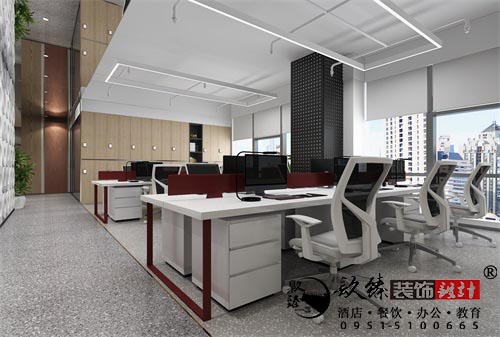 大武口桦清办公设计方案鉴赏|大武口高度灵活的办公空间