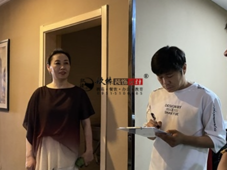 大武口装修公司|大武口钧柠酒店改造设计装修现场勘察