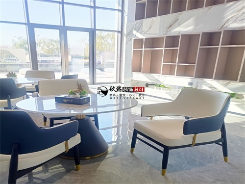 大武口售楼部大厅装修设计项目|镹臻设计