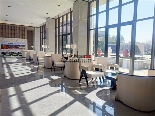 大武口售楼部大厅装修设计项目|镹臻设计