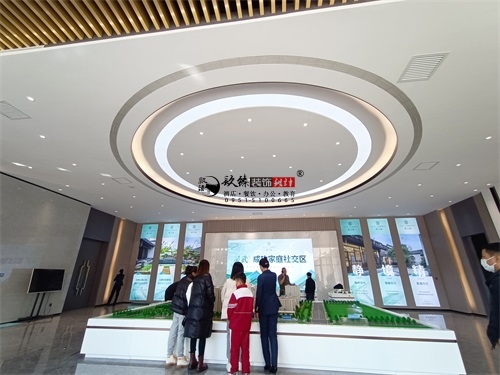 大武口售楼部大厅装修设计项目|镹臻设计