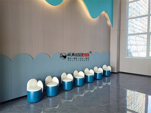 大武口售楼部大厅装修设计项目|镹臻设计