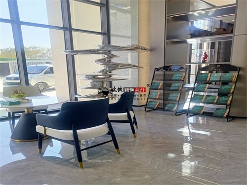 大武口售楼部大厅装修设计项目|镹臻设计