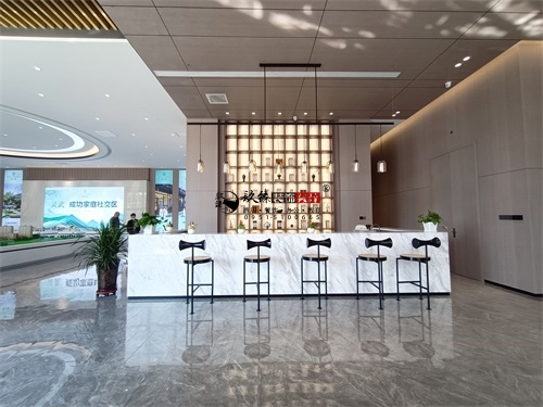 大武口售楼部大厅装修设计项目|镹臻设计