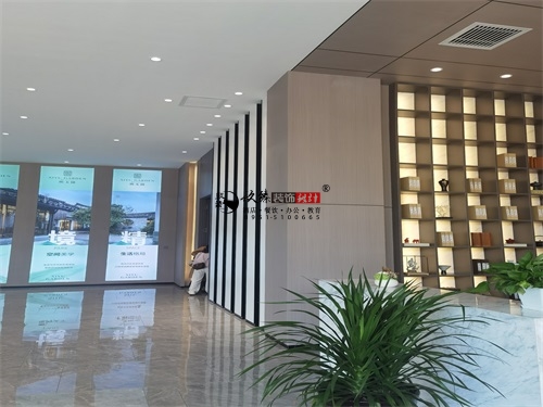 大武口售楼部大厅装修设计项目|镹臻设计