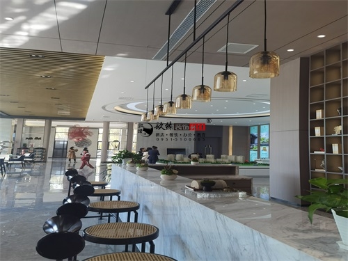 大武口售楼部大厅装修设计项目|镹臻设计