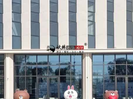 大武口装修公司大武口熙玉园售楼部大厅装修项目实景图分享