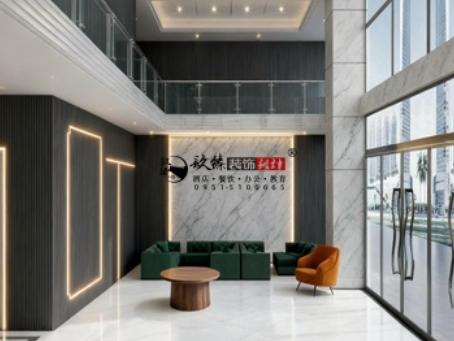 大武口装修公司|大武口创想办公楼装修设计效果方案鉴赏